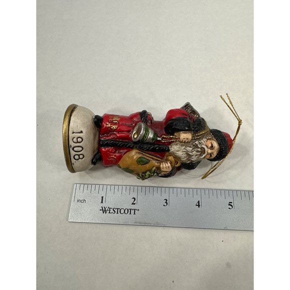 Vintage Christmas Reproductions Memories Of Santa Ornament 1908 Preowned In Box - Picture 8 of 9